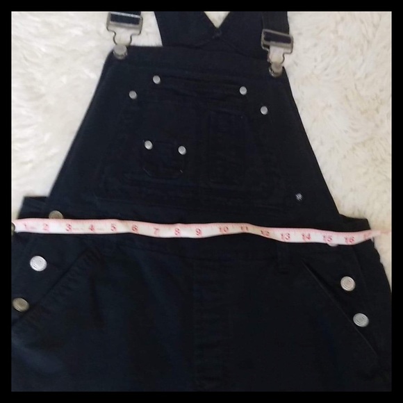 NO BOUNDARIES Black Denim Overalls - Picture 3 of 4